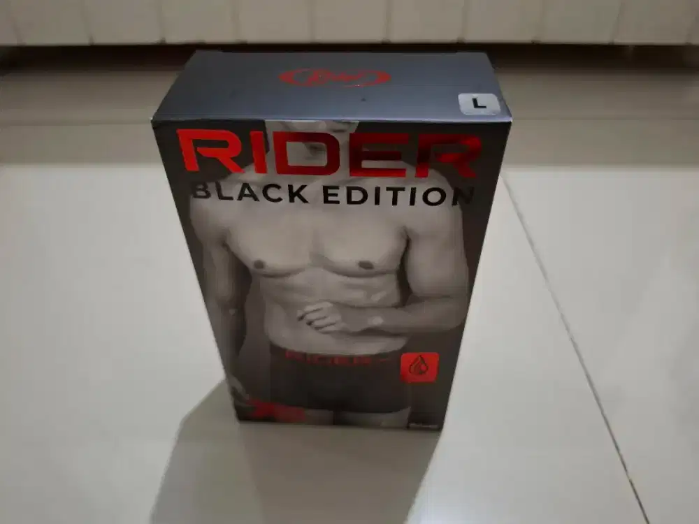 Boxer Rider Black Edition 3pcs baru