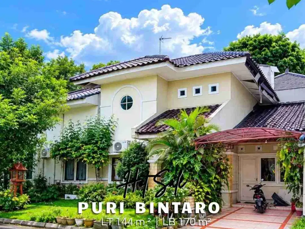 RUMAH COCOK UNTUK INVESTASI 
Lokasi Premiun di Puri Bintaro Jaya 9
Harganya murah banget, masih nego