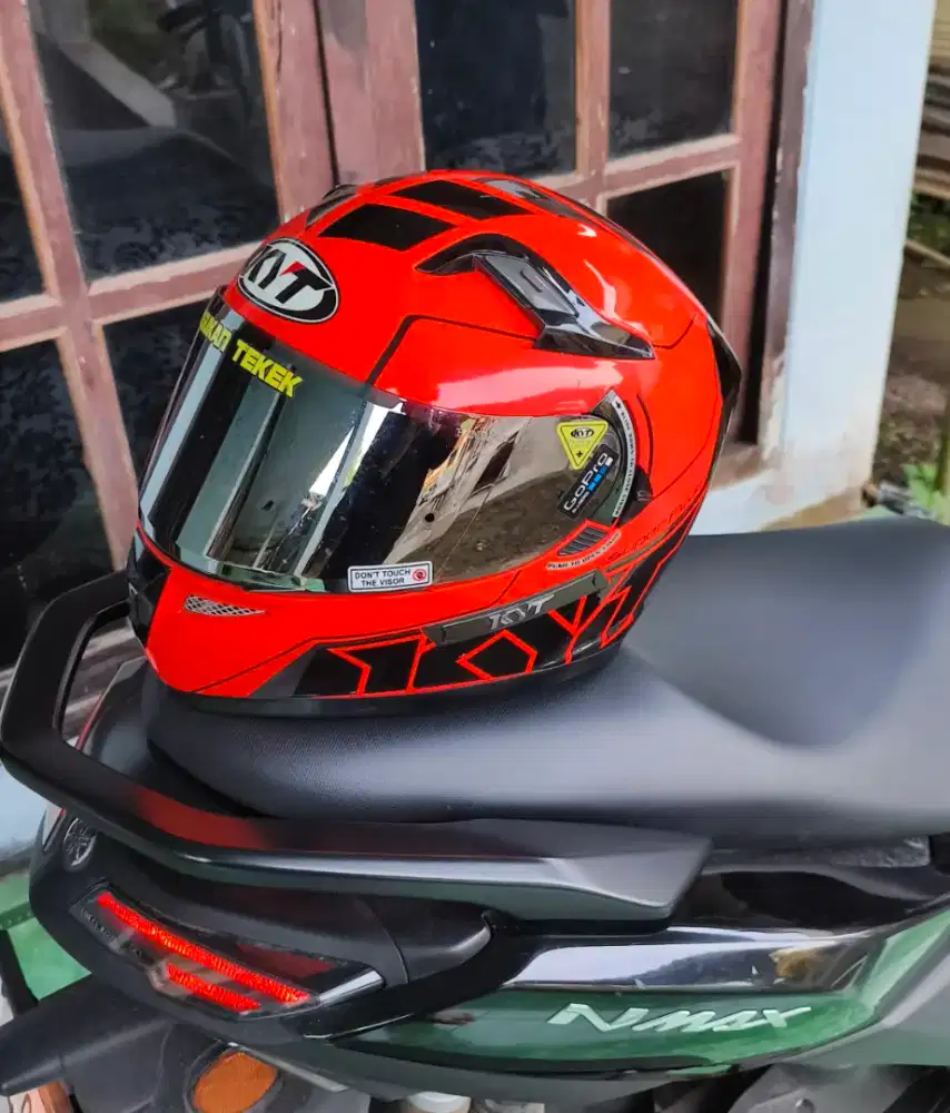 Helm KYT K2Rider Red Fluo second