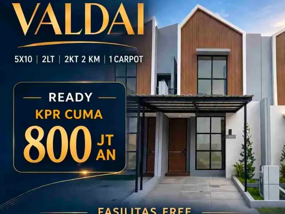 2Lantai Free DP at Serpong Garden Cisauk Tangerang