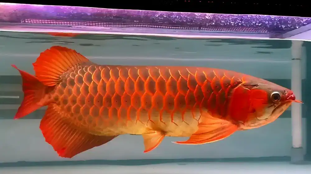 Arwana super red jumbo 75cm indukan megatank realpict
