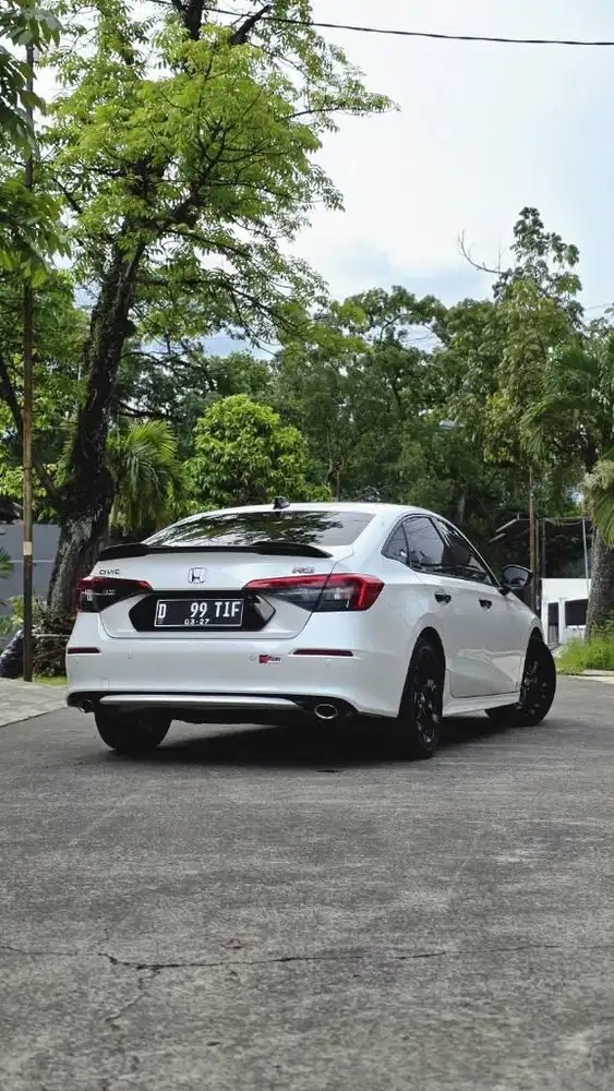 lowkm! Honda all new Civic Turbo RS CVT 2022 putih facelift bandung