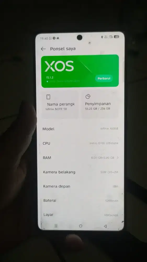 Infinix note 50 8/256gb