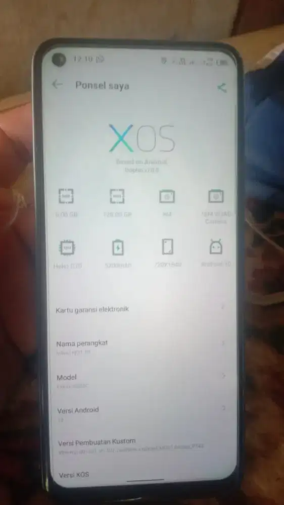 Infinix hot 10 6/128