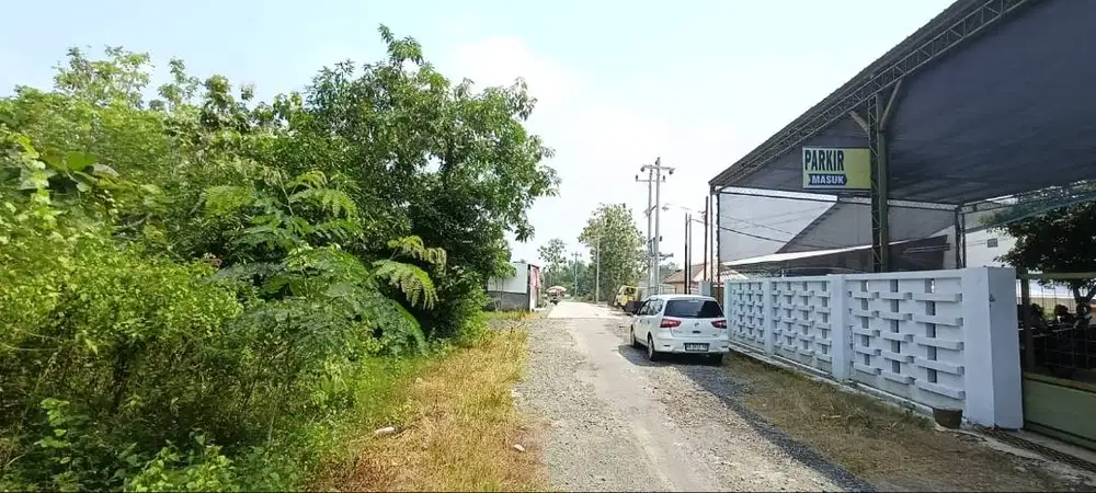 Jual tanah depan pabrik Sukoharjo