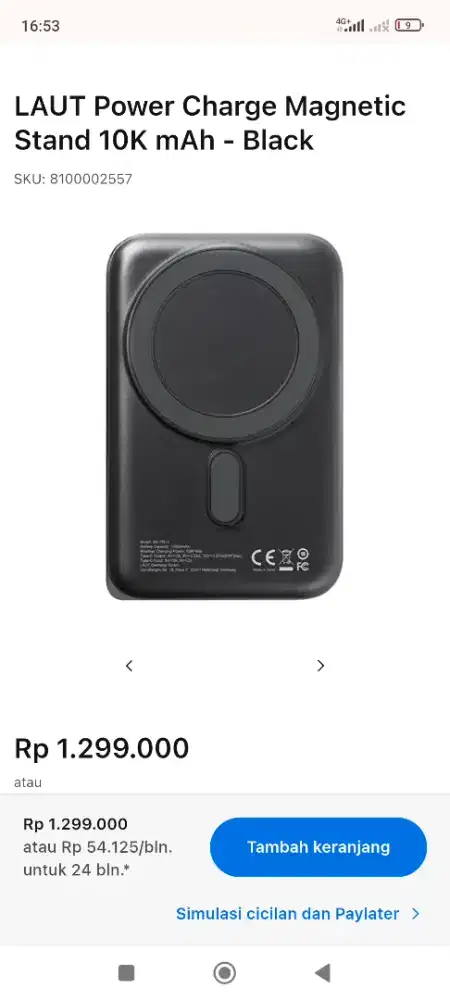Powerbank laut iPhone