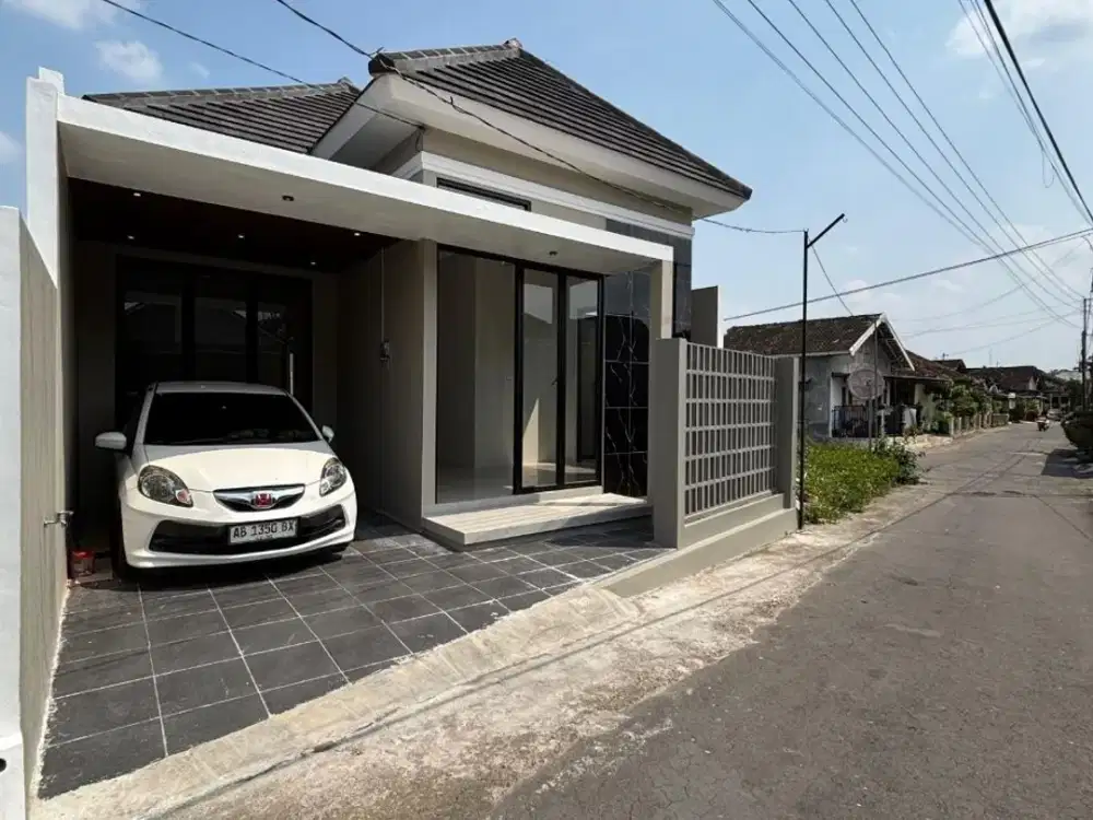 Rumah Progres Finishing furnished dekat Candi Sambisari Purwomartani Sleman