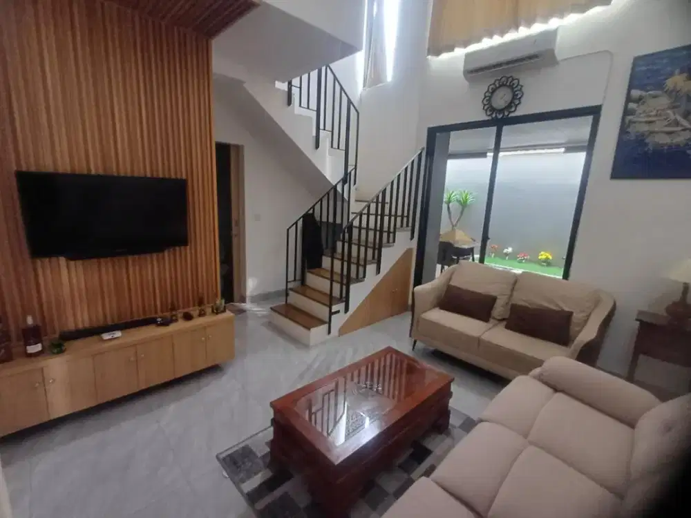 Rumah cantik 2 lantai siap huni di cluster di parung panjang Bogor