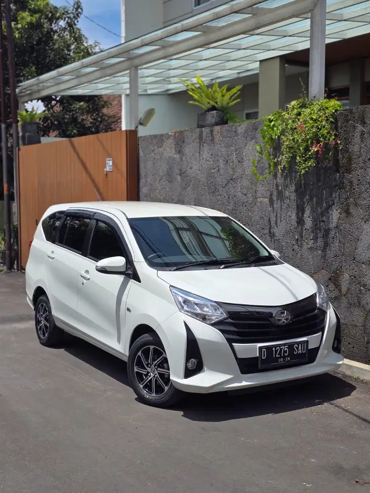 Toyota Calya 1.2 G AT Facelift 2021 putih bandung matic