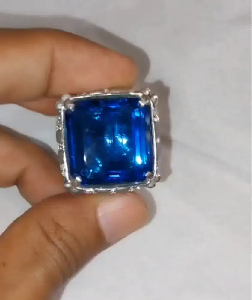 Batu Permata Natural Blue Topaz 67Crt   Boss
