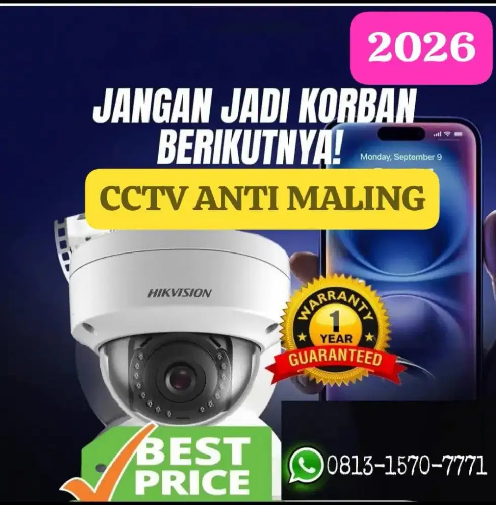 PROMO CCTV ANTI MALING TERBARU ONLINE DIHP