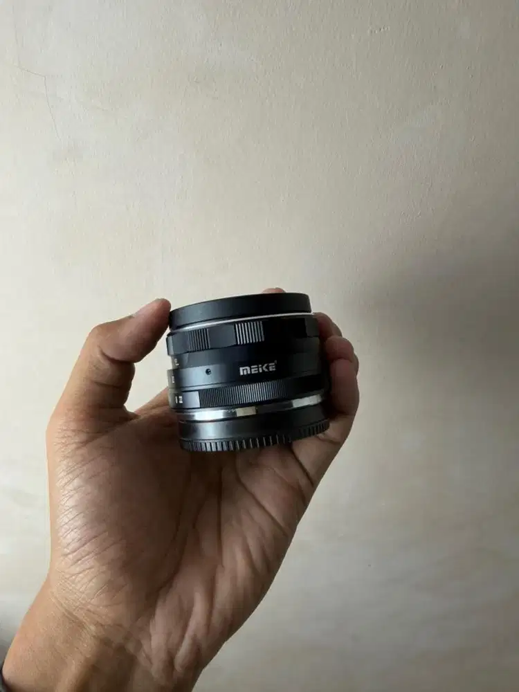 Lensa Fix meike 35mm F1.7 For FUJIFILM Mulus likenew