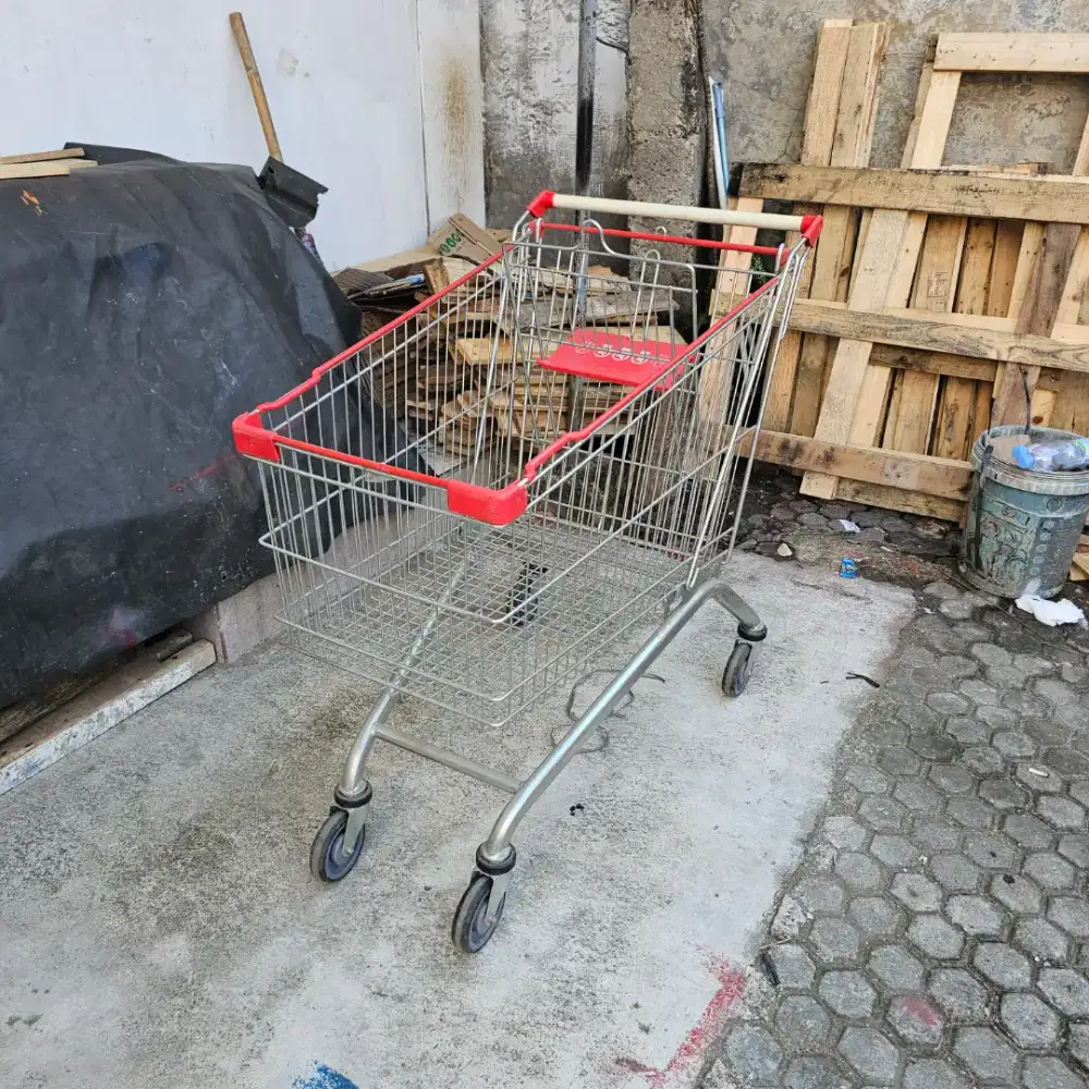 Trolli Trolley Keranjang Belanja Supermarket 180 liter BEKAS