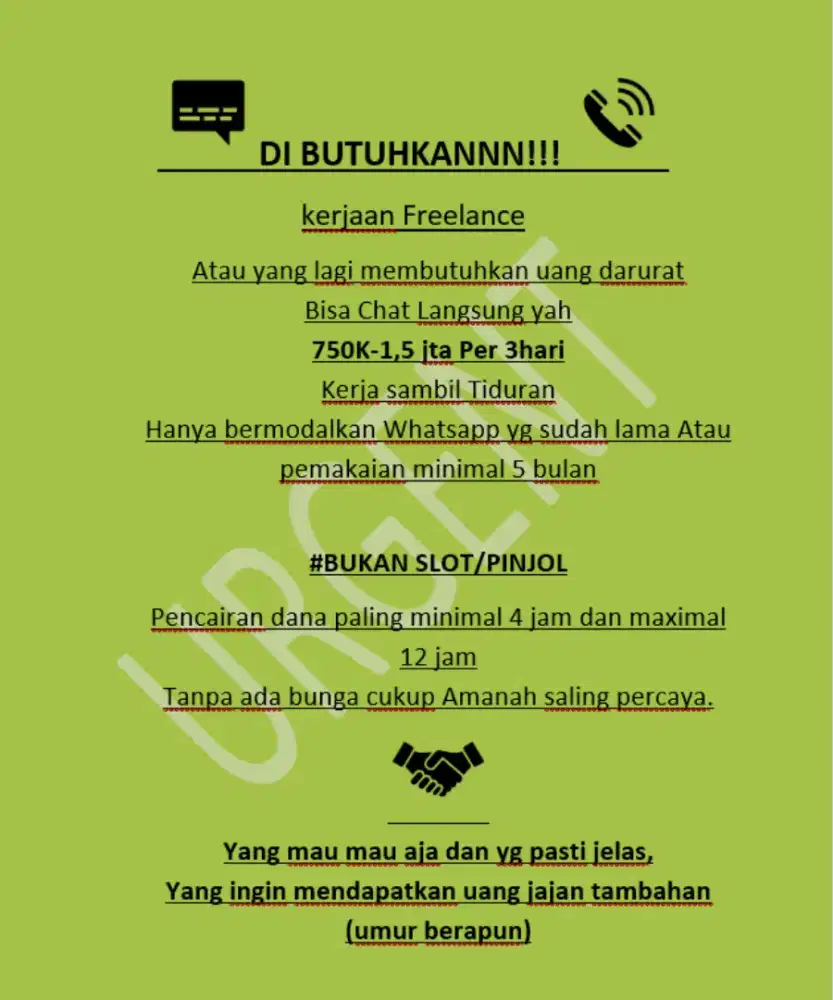 Admin freelance TikTok, shopee,lazada kerja dirumah