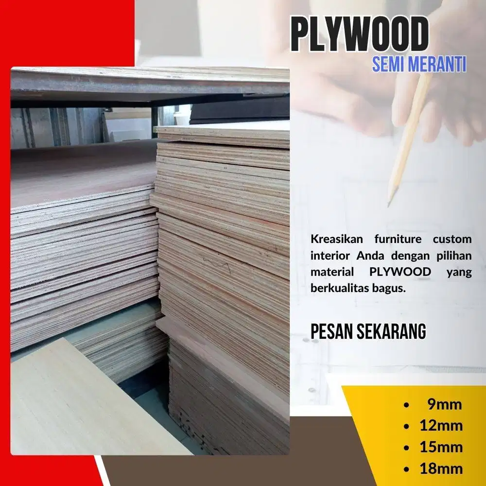 harga triplek semi meranti halus 2 sisi surabaya