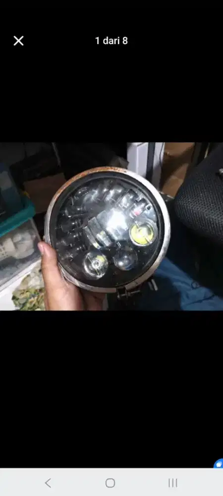 di jual lampu daymaker universal ukuran 5,7 inc masi normal fungsi