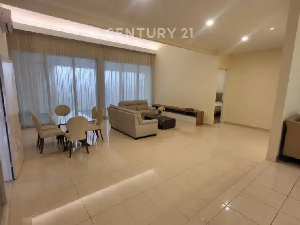 Rumah Hoek Asri Full Furnished Siap Huni di Permata Hijau, Jakarta Selatan