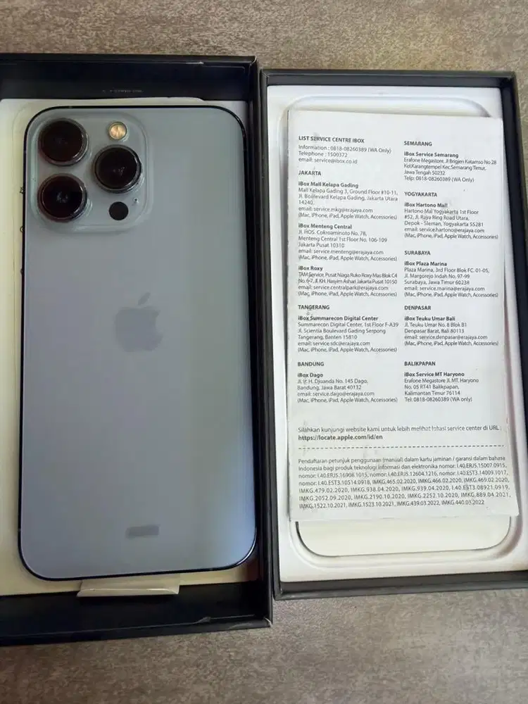 Iphone 13 pro 128 ex Ibox pribadi