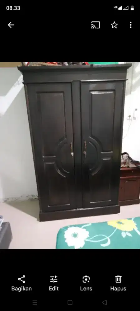 lemari jati gantung lempit
