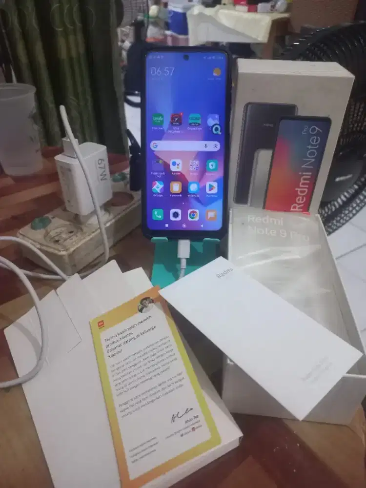 Hp REDMI NOTE 9 PRO 6/64 NFC FULLSET TURBO CHARGING