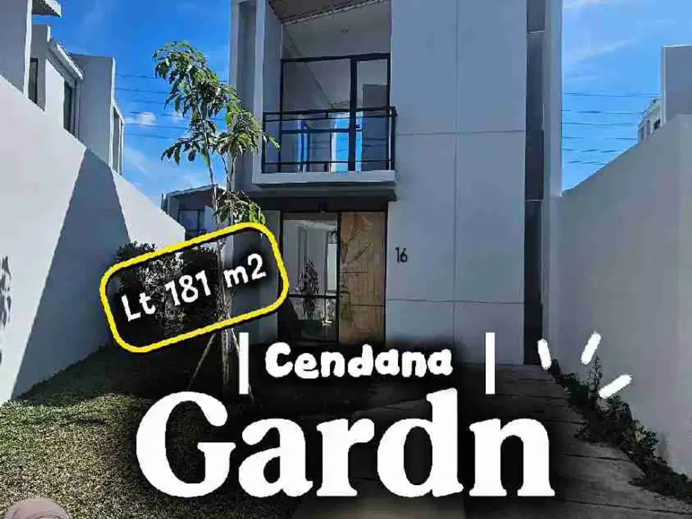 disewa rumah baru 3 Kamar Carport bisa 5 mobil halaman luas di Cendana garden n Vista lippo karawaci