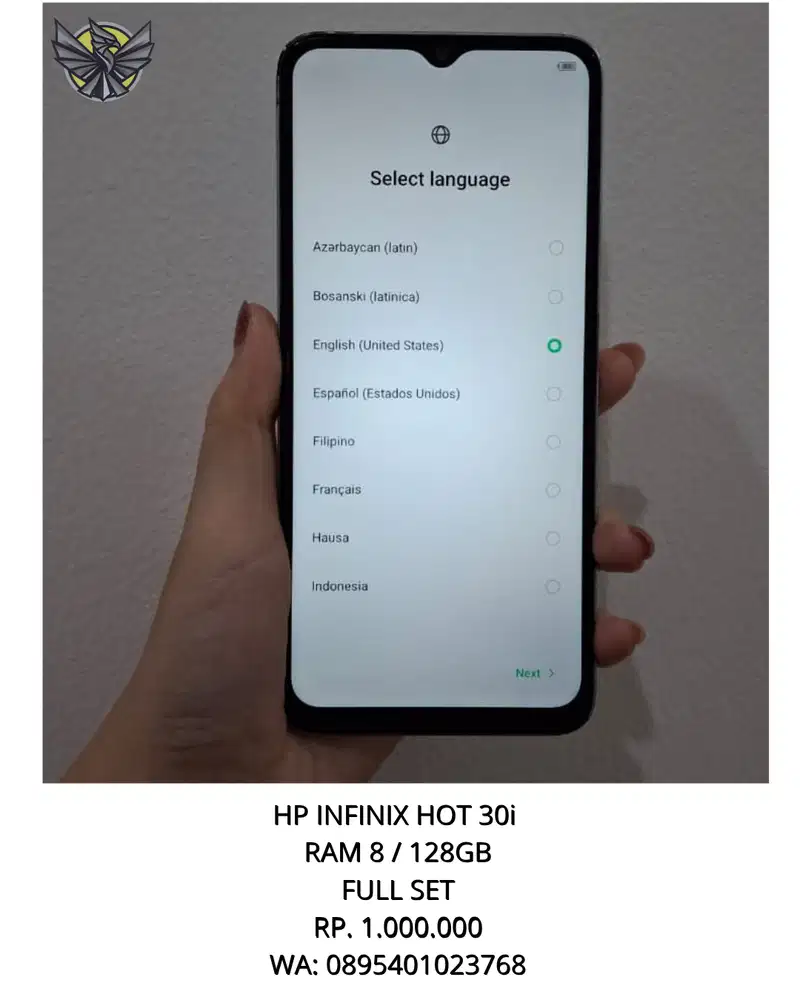 INFINIX HOT 30i | RAM 8/128GB