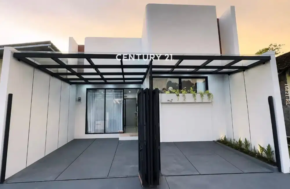 DIJUAL Rumah Modern Open-Plan di Villa Bintaro Indah Nempel Sektor 9