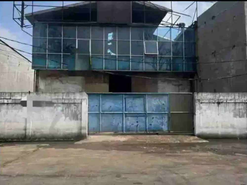 dijual gudang 2 lantai siap pakai bebas banjir di pergudangan miami  tegalalur kalideres jakarta barat