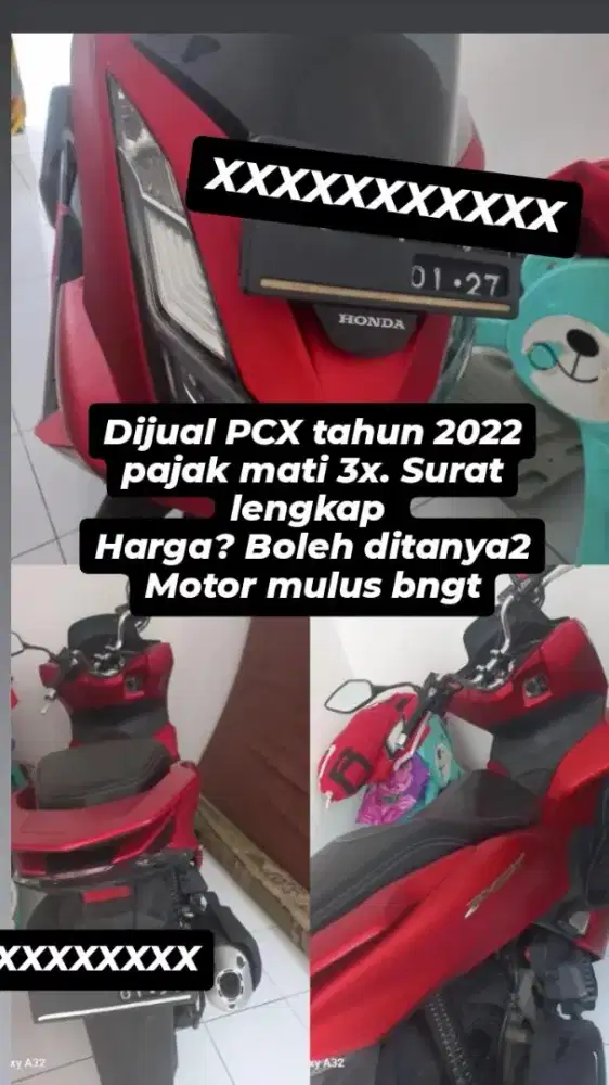 DIJUAL PCX TAHUN 2022