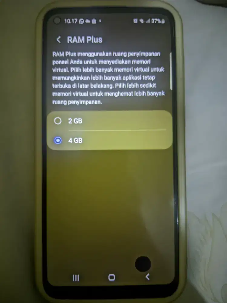 Samsung A11 ram 4