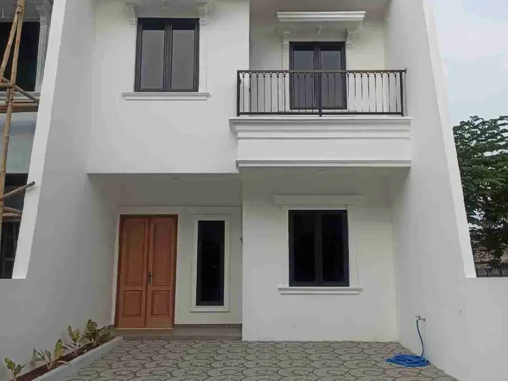 Rumah Baru 2 Lantai Dalam Cluster di Jl Raya Parpostel Jatiasih Bekasi