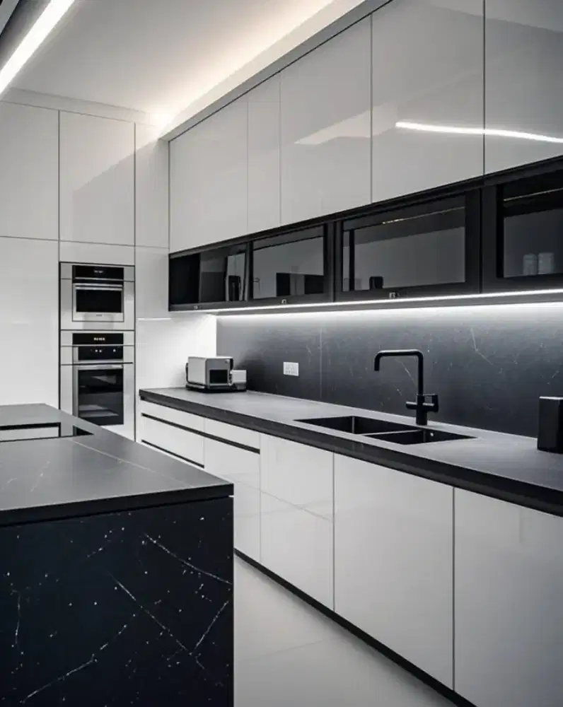 KITCHEN SET MINIMALIS WARDROBE BEDROOM SET BEDROP TV