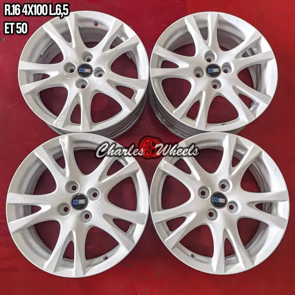 VELG MAZDA 2 RING 16 PUTIH Set Ban