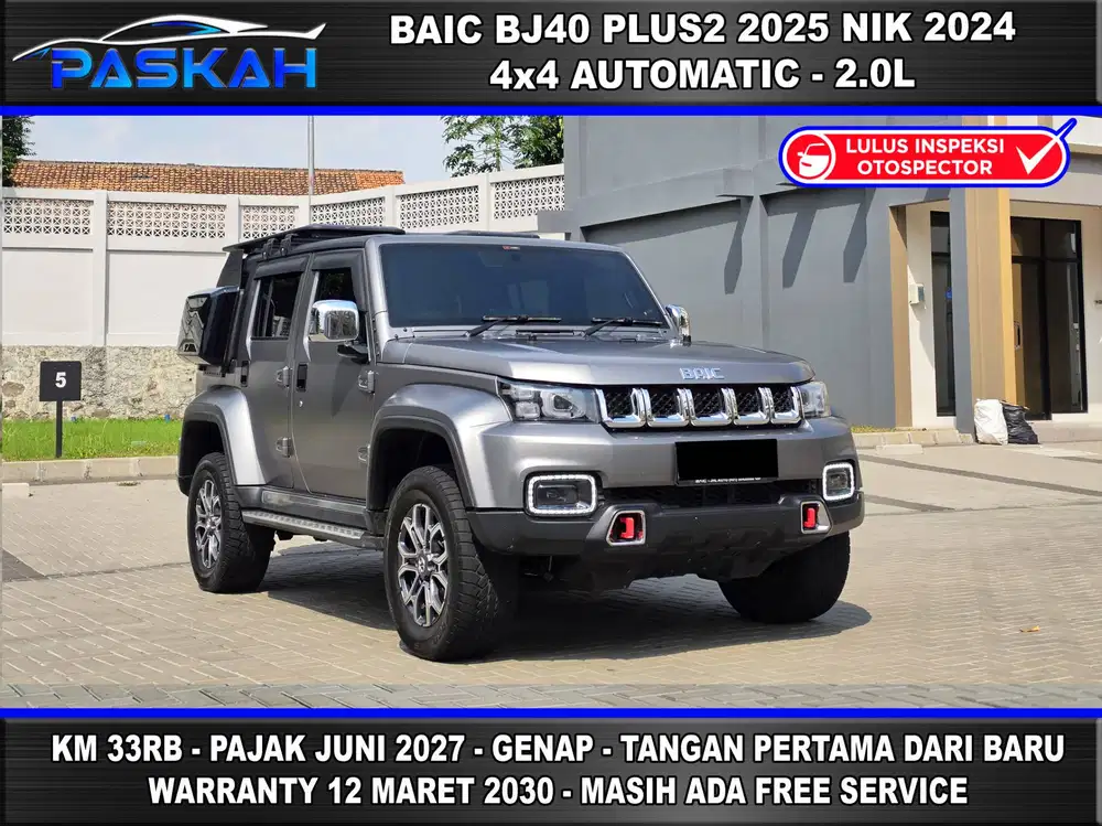 BAIC jeep BJ40 Plus 2.0L 4x4 2025 Nik 2024 BAIC BJ40 JEEP 2025 nk 2024