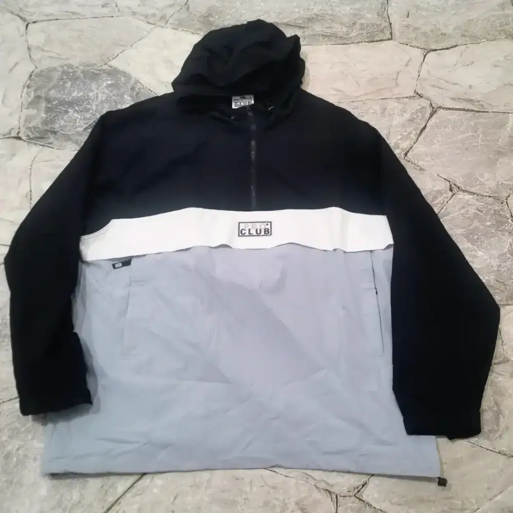 PRO CLUB Original Nylon Quarter Zip Track Jacket
