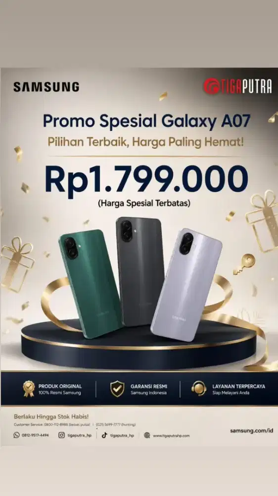 Samsung Galaxy A07 | A37 5G | A57 5G Promo dan bisa cicil