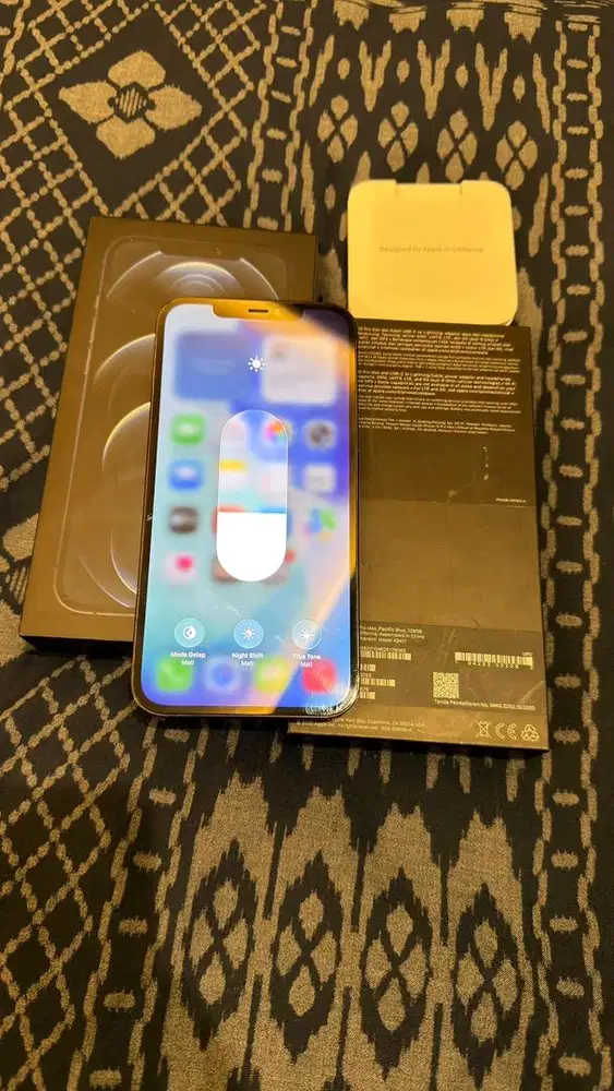 Iphone 12 Promax 128GB Pasific Blue Resmi Ibox Lengkap