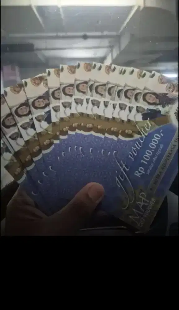 Voucher MAP pecahan 100rb