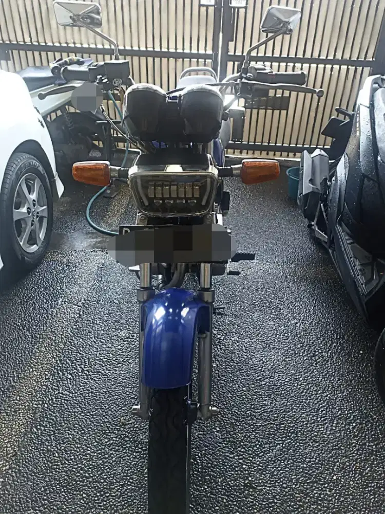 Motor Yamaha RX King gagah dan kinclong full nekel
