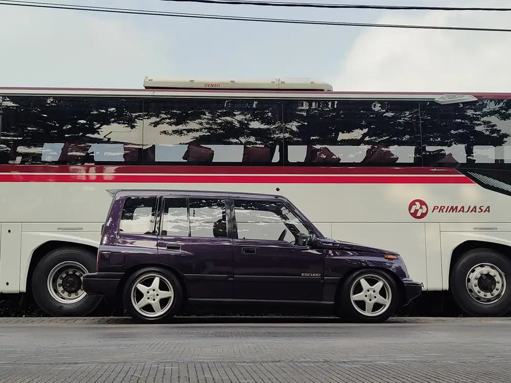 Escudo JLX 1995 Ungu Modif Simple 90s Ceper Velg AMG Stir Nardi
