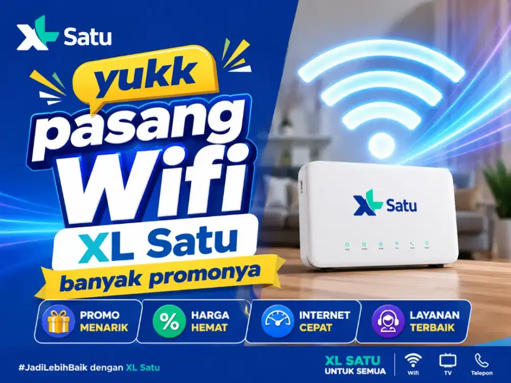 Promo pasang baru wifi Xl Satu