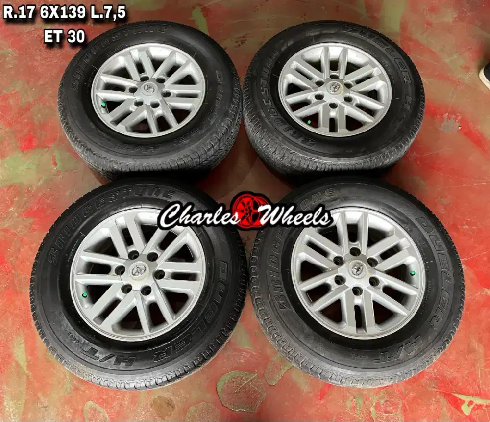 VELG FORTUNER RING 17 SET BAN