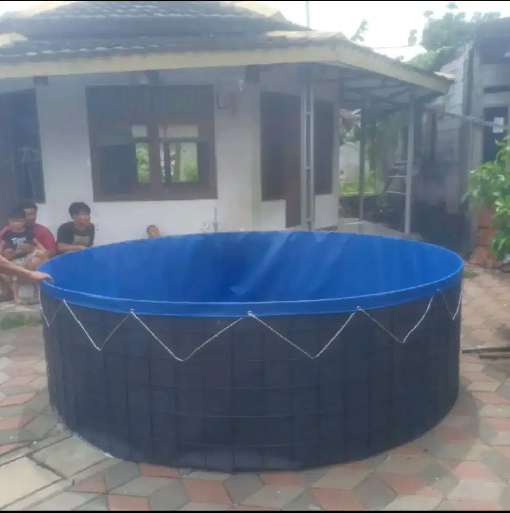 Kolam Terpal Bundar Bioflok Kualitas Unggulan
