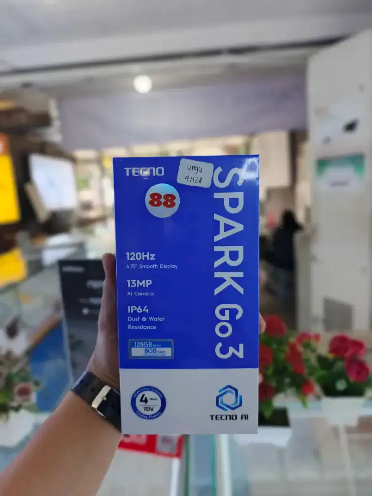 Tecno Go 3 segelbox geransi resmi ori
