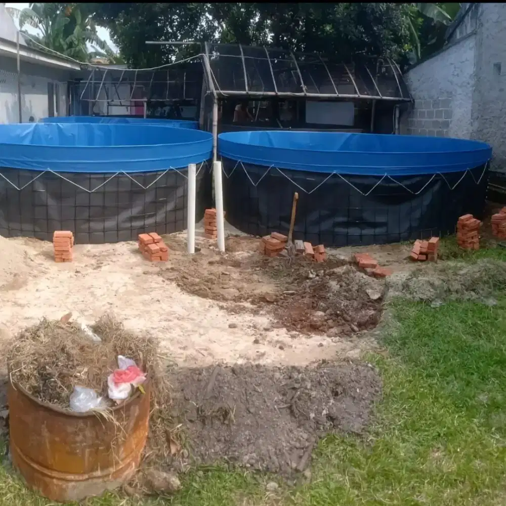 Kolam Terpal Ikan Bioflok Premium