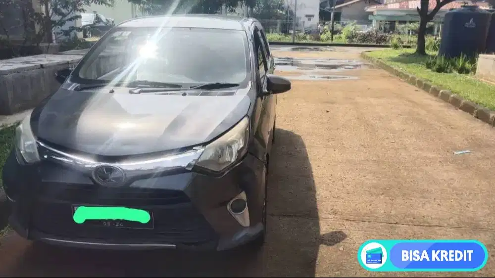 Mobil di jual calya 2019 abu abu metalik