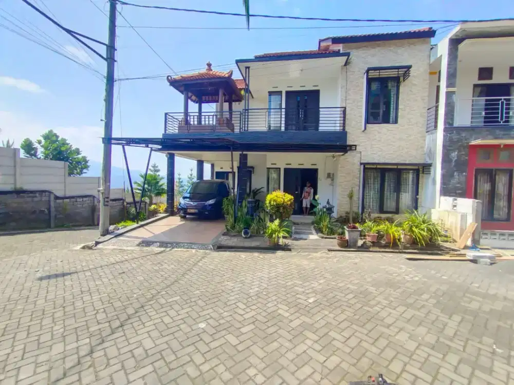 Villa view gunung viral di sewakan harian