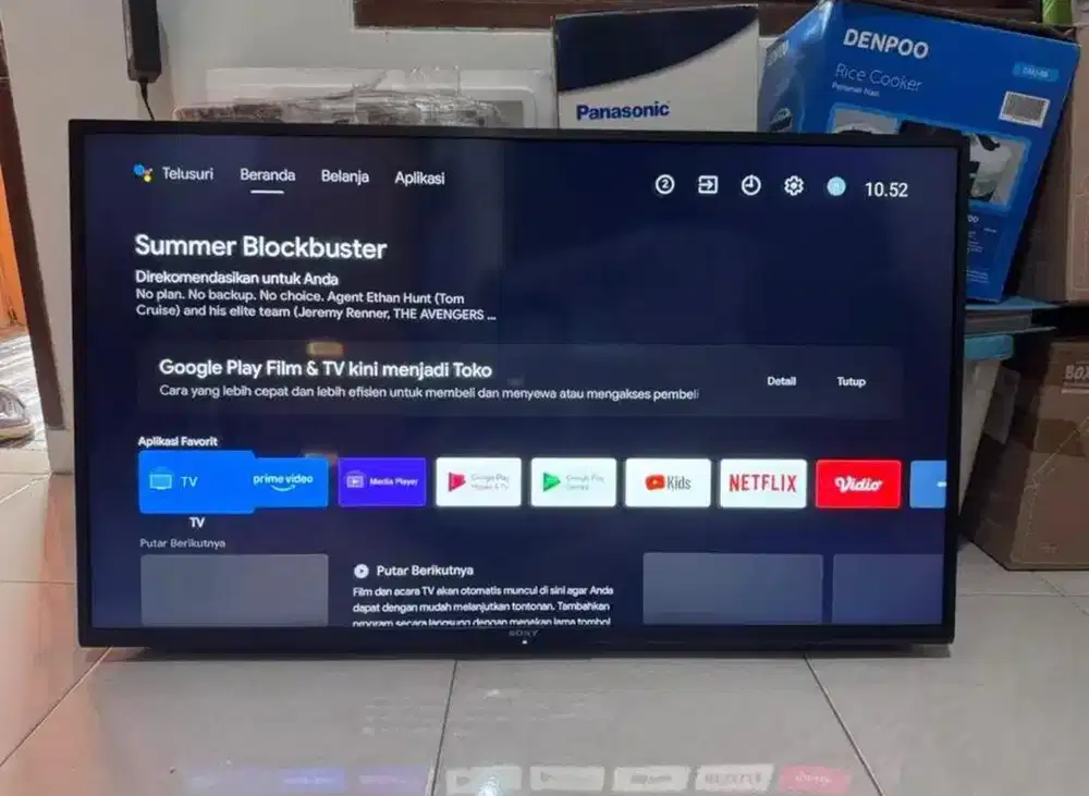 DIJUAL CEPAT TV Sony 43 Inch 4K Smart TV KD-43X75 Google TV Murah