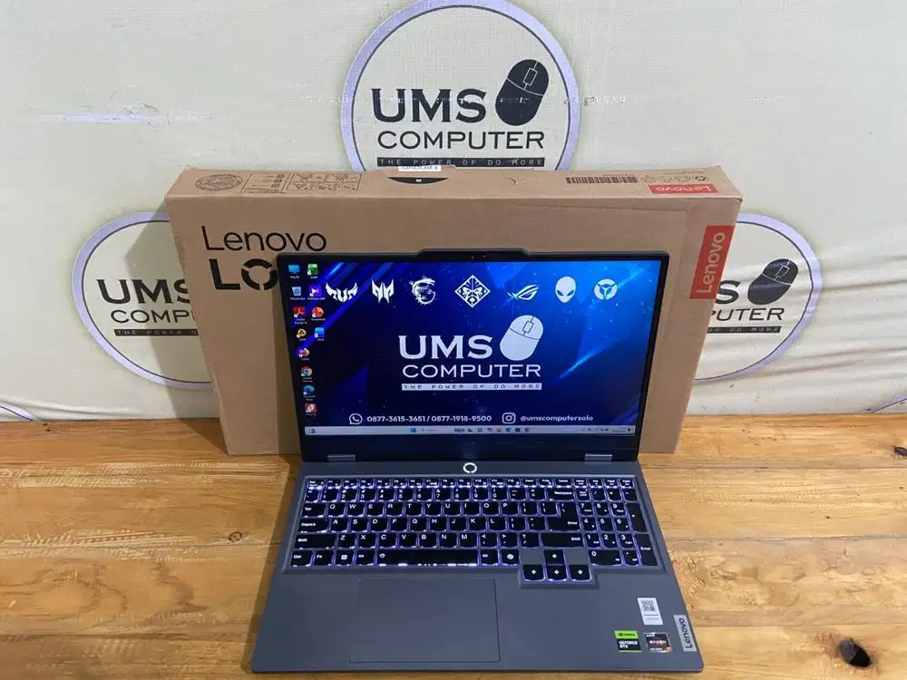 LENOVO LOQ 15ARP9 AMD Ryzen 7-7435HS RAM 16GB SSD 512GB RTX 4050