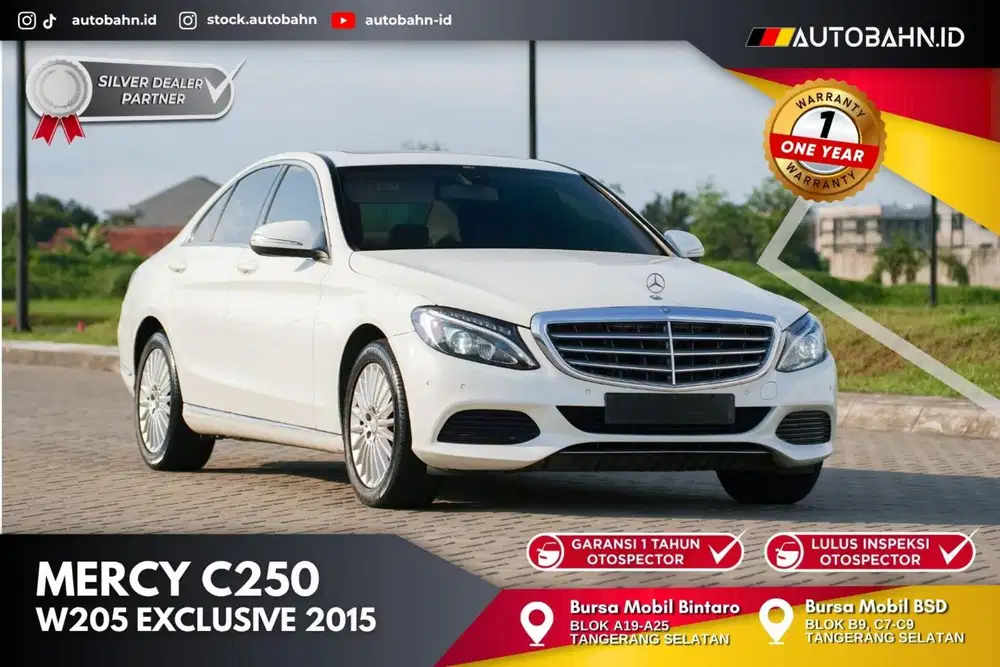 ODO LOW! Mercedes Benz C250 Exclusive 2015 (W205)